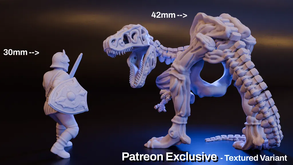 Bộ Xương T-Rex / Khủng Long V2 (DND / TTRPG) - Image 2