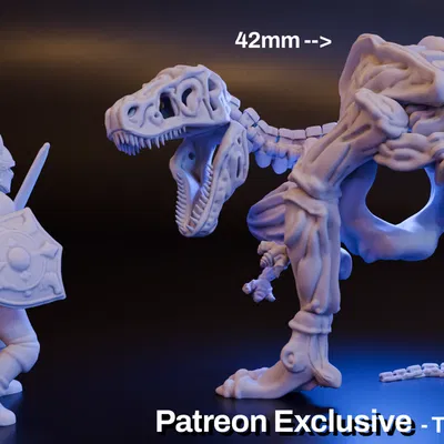 Bộ Xương T-Rex / Khủng Long V2 (DND / TTRPG)