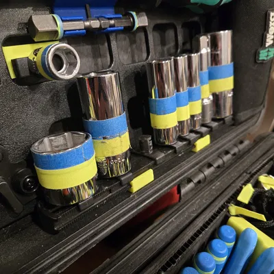 Ngàm gắn Socket Rail cho Pelican Case MOLLE Panel