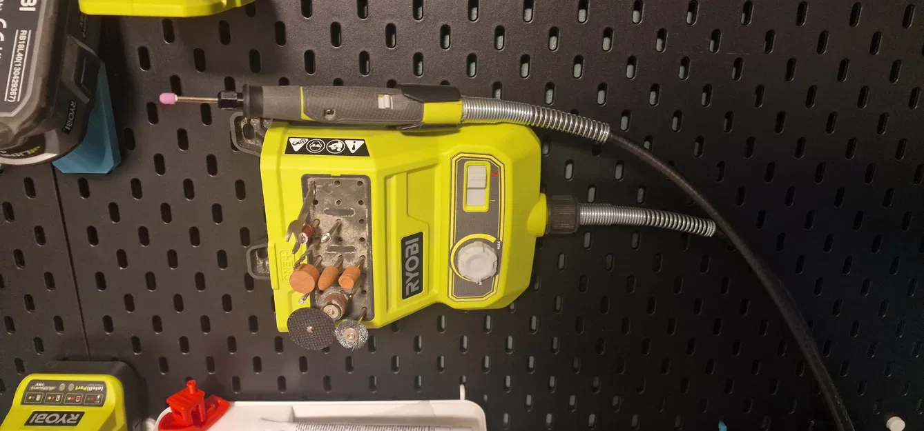 Ngàm gắn Ryobi rotary cho bảng Skadis - Image 1