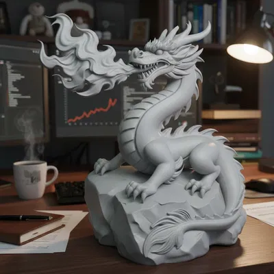 Rồng mặt đất phun lửa (Terrestrial Dragon, Breathing Fire)