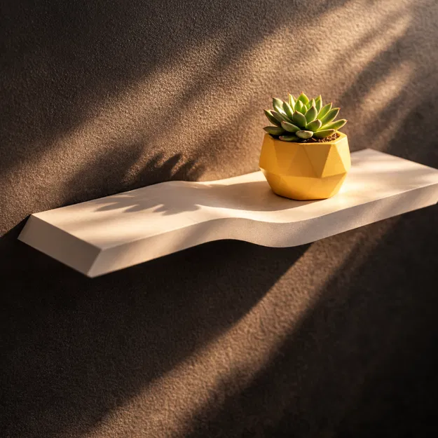 Kệ treo tường modular in 3D với hệ bắt treo ẩn - Image 2