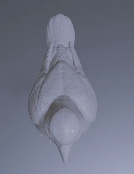 Sitting Sparrow (Tượng chim sẻ ngồi) - Image 3