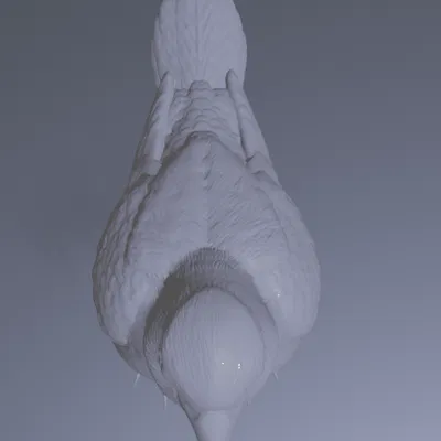 Sitting Sparrow (Tượng chim sẻ ngồi)