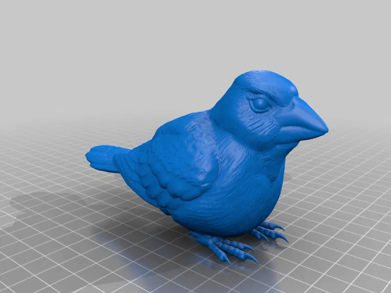 Sitting Sparrow (Tượng chim sẻ ngồi) - Image 6