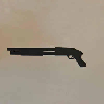 Shadow Shotgun – Trang trí bóng đổ 2D tối giản treo tường