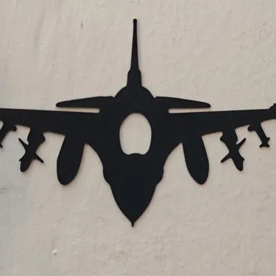 Shadow Jet v3 – Bóng đổ treo tường 2D tối giản cho góc Gaming/Shooter