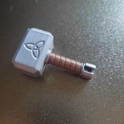 Mjölnir - Móc khóa búa Thor - Nhiều phần (Multipart)
