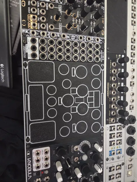 Tấm blank Eurorack 24 HP - Placeholder Vhikk X - Image 1