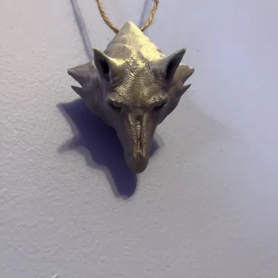 Mặt dây chuyền đầu sói (Wolf Head Necklace Pendant)
