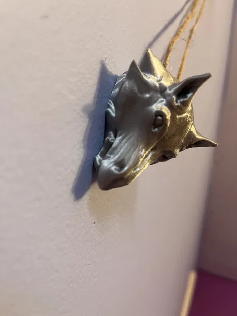 Mặt dây chuyền đầu sói (Wolf Head Necklace Pendant) - Image 4