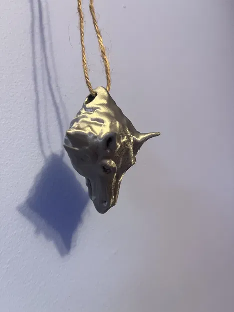Mặt dây chuyền đầu sói (Wolf Head Necklace Pendant) - Image 5