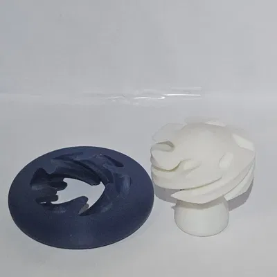 Fidget Xuyên Tâm Hình Cây Nấm (Mushroom Passthrough Fidget)