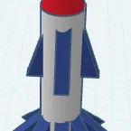 Mô Hình Tên Lửa "Rocket" 3D - Trang Trí Sáng Tạo