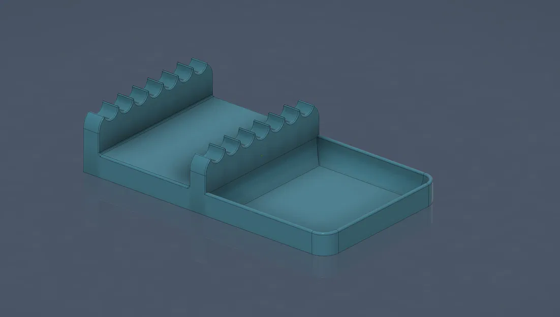 Khay để cọ sơn có tạ (Weighted) kèm khay hứng nhỏ giọt - Image 17