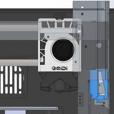 Qidi Q1 Pro - Vỏ (housing) custom cho webcam zin