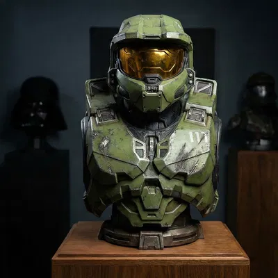 Master Chief Bust Big - Tượng bán thân Master Chief
