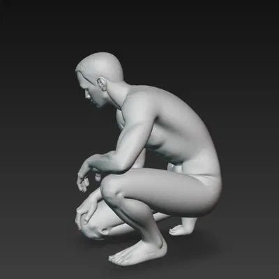 Tượng khoảnh khắc khi bạn nhặt được một đồng xu dưới đất