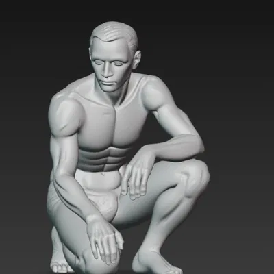 Tượng khoảnh khắc khi bạn nhặt được một đồng xu dưới đất