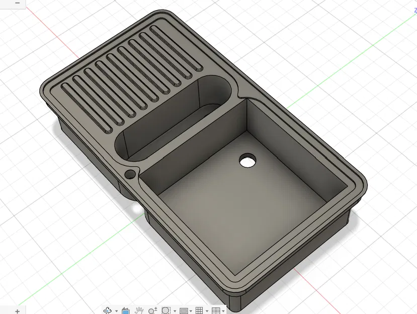 Dựng mô hình bồn rửa chén nhà bếp (Modular Kitchen Sink) - Image 1