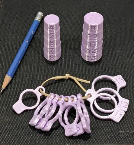 Bộ ring mandrel và ring size gauge set (size 4–13) - Image 1