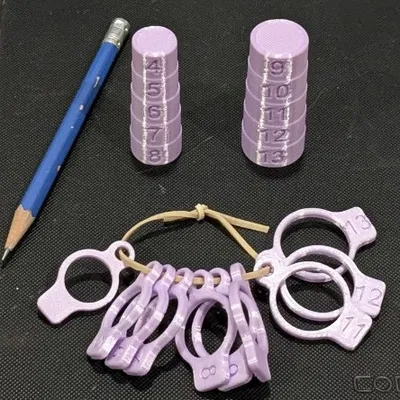 Bộ ring mandrel và ring size gauge set (size 4–13)