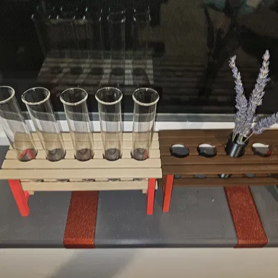 Bàn picnic để ống nghiệm (Test Tube Picnic Table)