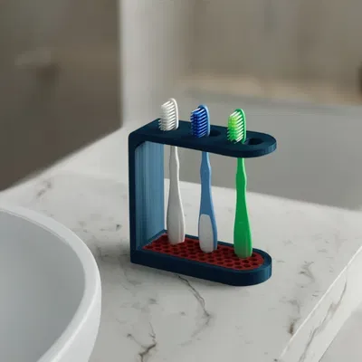Khay Đựng Bàn Chải & Kem Đánh Răng (Toothbrush & Toothpaste Holder)
