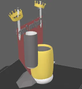 Khiên Kingdom Come Deliverance II / Giá để Philips OneBlade & kem cạo râu - Image 2