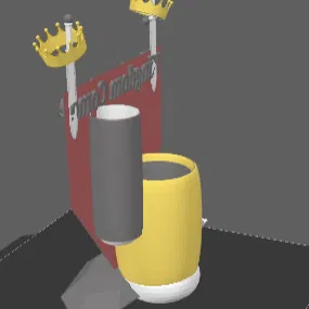 Khiên Kingdom Come Deliverance II / Giá để Philips OneBlade & kem cạo râu