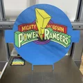 Tấm plate sàn với logo “Migthy Morphin” - Thumbnail 1