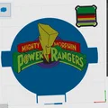 Tấm plate sàn với logo “Migthy Morphin” - Thumbnail 4