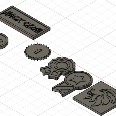Huy hiệu (Badges) – in 3D cho vui