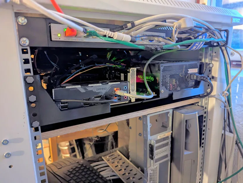 Máy tính rack 19" (2U) cho microATX & nguồn ATX - Image 1