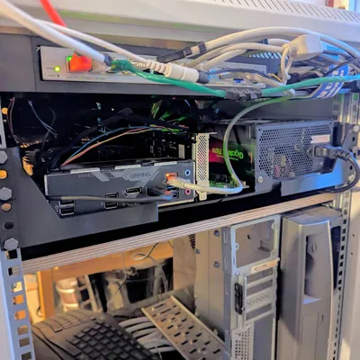 Máy tính rack 19" (2U) cho microATX & nguồn ATX