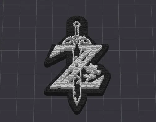 Móc khóa Zelda TOTK (Zelda TOTK Schlüsselanhänger / Keychain) - Image 3