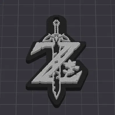 Móc khóa Zelda TOTK (Zelda TOTK Schlüsselanhänger / Keychain)