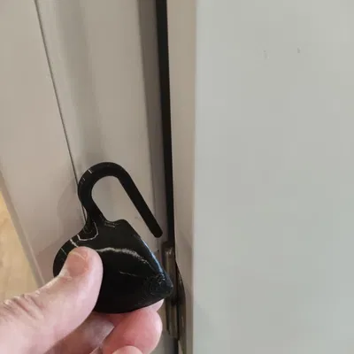 Chặn cửa treo bản lề (mở hết)