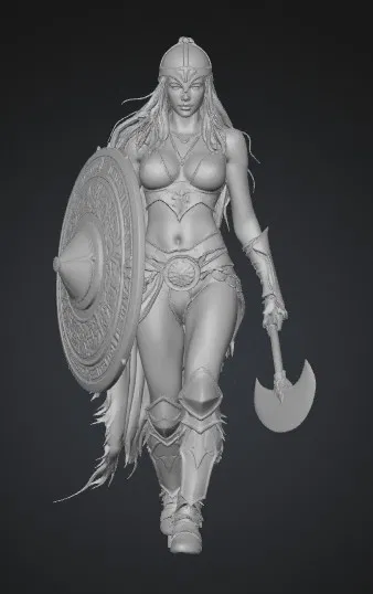 Nữ Valkyrie Giữa Băng Tuyết (Snowbound Valkyrie) - Image 1