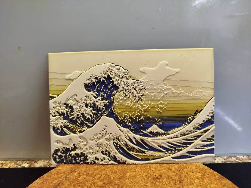 The Great Wave off Kanagawa Hueforge - Image 2
