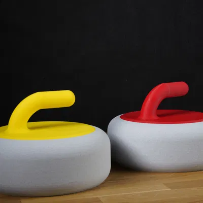 Viên Curling Stone Kích Thước Thật (Real Size)