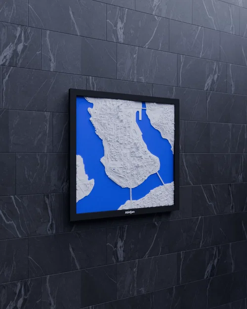 Abidjan, Côte d'Ivoire - Mô hình mini 3D - Image 4