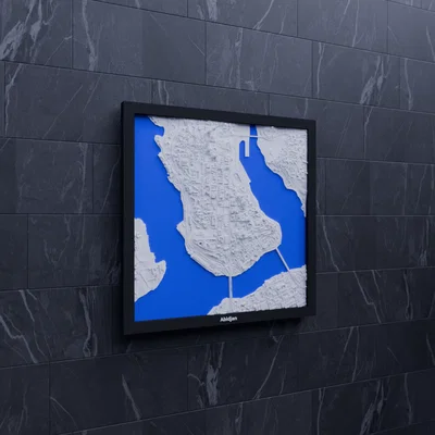 Abidjan, Côte d'Ivoire - Mô hình mini 3D