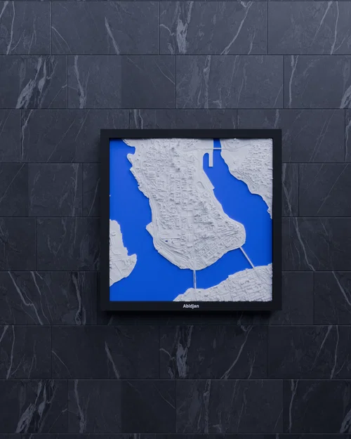 Abidjan, Côte d'Ivoire - Mô hình mini 3D - Image 5