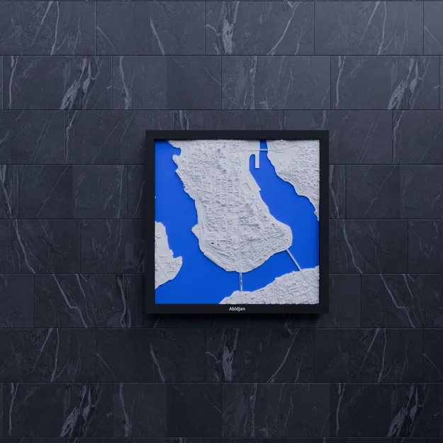 Abidjan, Côte d'Ivoire - Mô hình mini 3D - Image 6