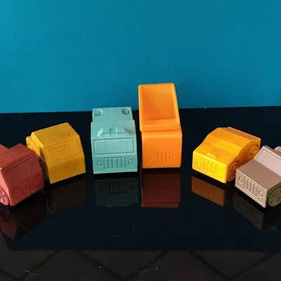 Xe Rác Mini Print-in-Place (Garbage Truck)