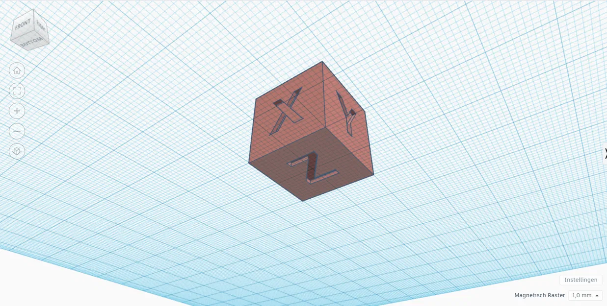 Khối Calibration Cube (Top & Bottom) - Image 1