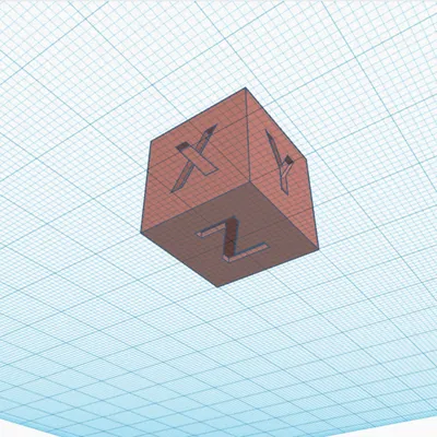 Khối Calibration Cube (Top & Bottom)