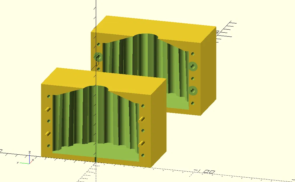 Khuôn Nến Tham Số (Parametric) — Khối Chữ Nhật 2 Mảnh - Image 2