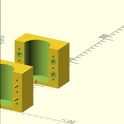 Khuôn Nến Tham Số (Parametric) — Khối Chữ Nhật 2 Mảnh